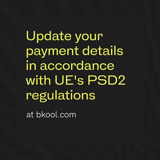 BKOOL | Update your payment details