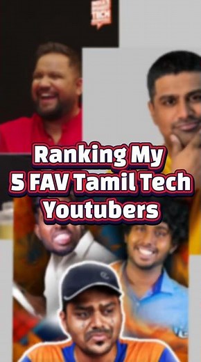 🔥 Ranking My Top 5 Favorite Tamil Tech YouTubers! 🎥💥? #shorts