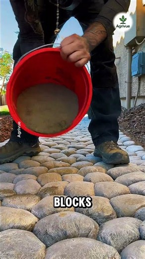 He Used Plastic to Build a $30 Walkway.