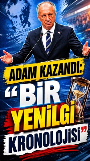 ADAM KAZANDI. MUHARREM İNCE’DEN BİR YENİLGİ KRONOLOJİSİ.