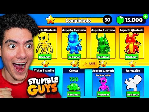 COMPRANDO EL NUEVO PASE DE STUMBLE GUYS A NIVEL MAXIMO Y CONSIGO LAS SKINS ESPECIALES 😱💎 | TheDonato