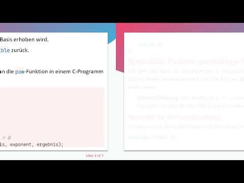 Wie man Exponentiation in C durchführt
