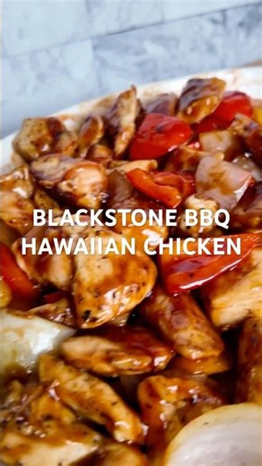 BBQ Hawaiian Chicken on the Blackstone Griddle