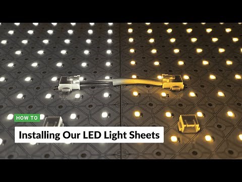 Flexible LED Light Sheets: Cuttable, No Soldering & Perfect For Backlighting