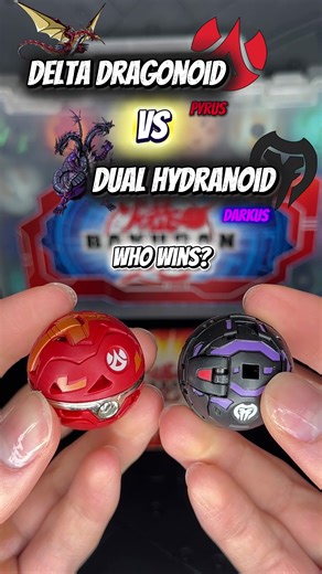 Bakugan Delta Pyrus Dragonoid Challenges Darkus Dual Hydranoid