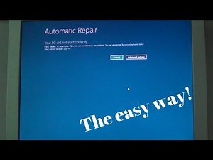 How to enter Automatic Repair, Safe Mode and VGA mode in Windows 8, 8.1, 10 and 11 - The easy way!