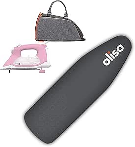 Amazon.com: Oliso TG1600 Pro Plus 1800 Watt SmartIron with Auto Lift | Diamond Ceramic-Flow Soleplate Steam Iron (Pink) + Oliso Carry Bag for full-size irons + Ironing Board Cover (Gray) : Home & Kitchen