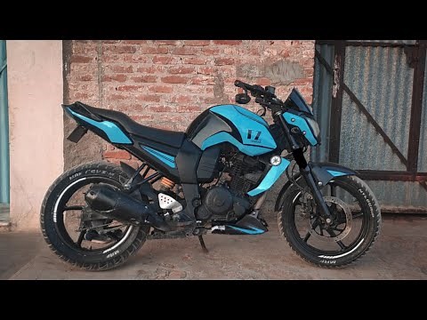 Yamaha FZ modified bike / blue wrep /160cc / v1