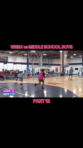 WNBA vs MIDDLE SCHOOL BOYS | Part 12 #middleschool #wnba #nba #2hype #basketball