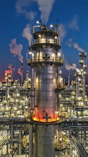 Fractional distillation in real time view #science #duet