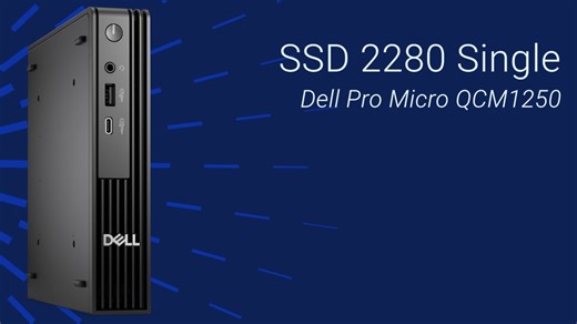 Anleitung zum Ersetzen der SSD 2280 Single bei Dell Pro Micro QCM1250