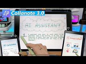 CollaNote 3.0 📘 Game-Changing AI Features for Digital Note-Taking on iPad 9th Gen ❤︎ Emmy Lou