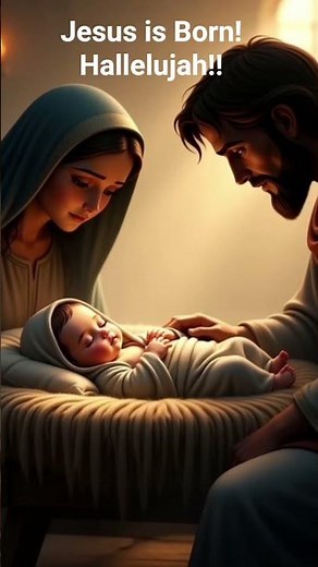 The Birth of Jesus (Animated) | Nativity Scene | The First Christmas#shorts #christmas #nativity