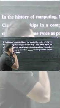 UGC NET / CG SET Paper 1 ICT | Moore’s Law | D/J 2021-22 Library & Information Science | PYQ Reel