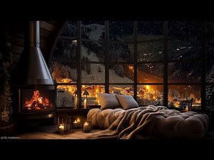 🔥The Cozy Mountain Cabin: Guided Sleep Story with Ambient Fireplace - ASMR