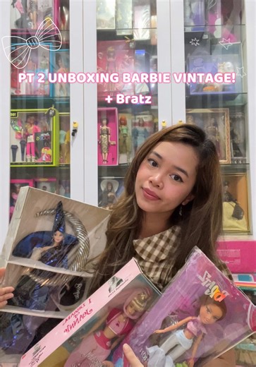 PART 2 UNBOXING BARBIE VINTAGE! Bratz ohiya jangan lupa tonton sampe akhir yaa karna ada Barbie yg baru dateng dari New York woohoo! 😭🫶🏻 comment ya kalo mau aku review next video atau kalian ada request lagi 💕 #barbiecollector #barbiecollection #unboxing #bratz #mattelindonesia @mattel @Mattel Indonesia