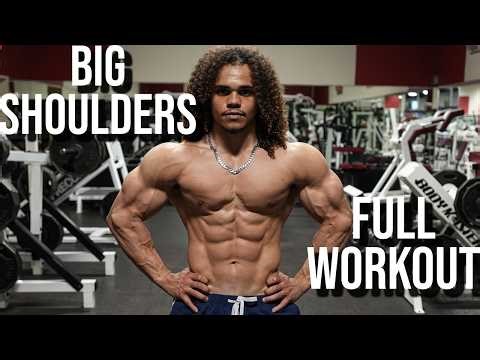 How to Build Big Shoulders (My Full Workout + Tips)