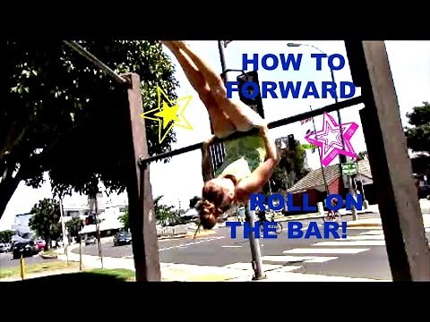 Beginner Gymnastics How To Do A Forward Roll On The Bars With Coach Meggin!
