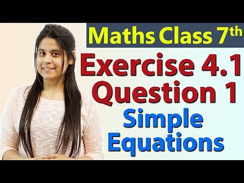 Q 1, Ex 4.1 - Simple Equations - Chapter 4 - Maths Class 7th - NCERT