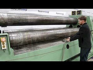 Roundo PS-360 1" x 10' Hydraulic Plate Bending Roll