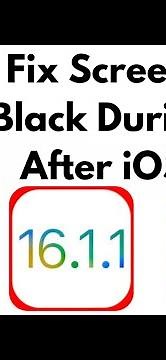 How to Fix iPhone Screen Turns Black During Calls After iOS 16.1.1 Update