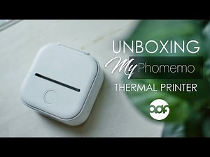 Phomemo Thermal Printer Unboxing