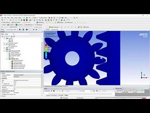 Ansys Workbench (Rack and Pinion Gear Analysis)