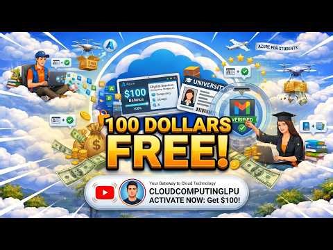 🚀 Get $100 FREE Azure Credits (No Credit Card Required!) | For Students