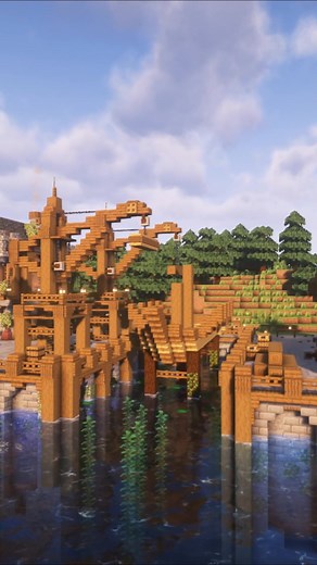 Creative Minecraft Harbor Design Tutorial