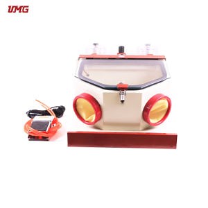 [Hot Item] Dental Sand Blaster Metal Twin-Pen Sandblaster with Drawer