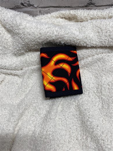 Flame Print Kids Trifold Wallet, Toddler First Wallet - Etsy
