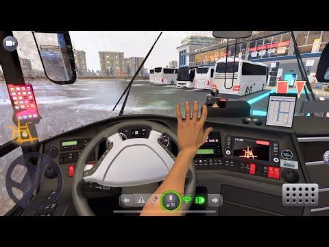 Bus Simulator Ultimate Driving Santa Ana to Los Angeles America Map - Mobile GamePlay Bus Games