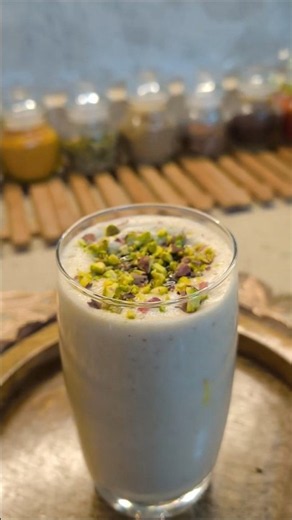Royal Dry Fruits Milkshake Recipe 🤎 | Rich, Creamy & Delicious!#shorts #healthy #breakfast#homemade