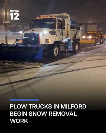 SNOW LATEST: News 12 is monitoring weather conditions in Milford as snowfall intensifies. https://tinyurl.com/2p9u2nhr | News 12 Connecticut