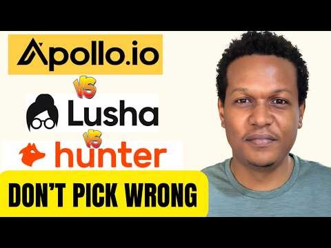 Apollo.io vs Lusha vs Hunter.io (Which Lead Generation Tool Is Best in 2026?)