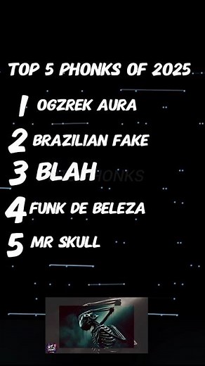 Top 5 phonks of 2025