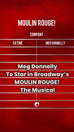 Broadway.com on Instagram: "Disney’s ZOMBIES star Meg Donnelly will make her sparkling Broadway debut in Broadway’s MOULIN ROUGE! The Musical. The singer, songwriter, dancer and actress will play Satine in the Tony Award-winning musical. Find your tickets now to see Meg live on Broadway by tapping over to Broadway.com for tickets! 📸: Cibelle Levi #megdonnelly #disneyszombies #moulinrouge #broadway"