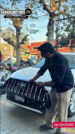 Toyota Corolla Cross Grill Upgrade! 😱 Full Front Look Completely Changed