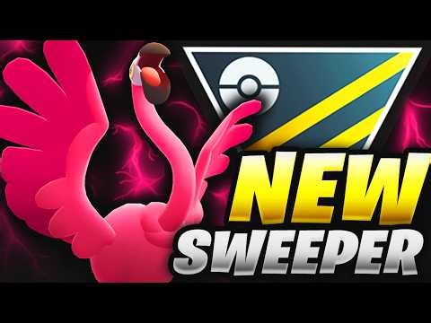 The *NEW* SWEEPER! I spent OVER 200 RARE CANDIES to try out FLAMIGO in the Ultra League!