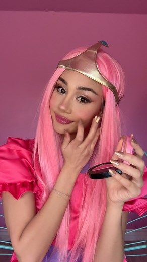 102K views · 773 reactions | Adventure Time makeup 﫧 #princessbubblegum #cosplay #makeup #unboxing #AdventureTime #cartoon | Star Abelar | Facebook