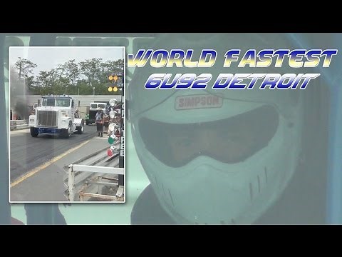 WORLD FASTEST 6V92 DETROIT DIESEL ENGINE DRAG RACING TRUCK