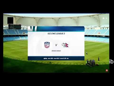 Nepal VS USA - ICC CWC League 2