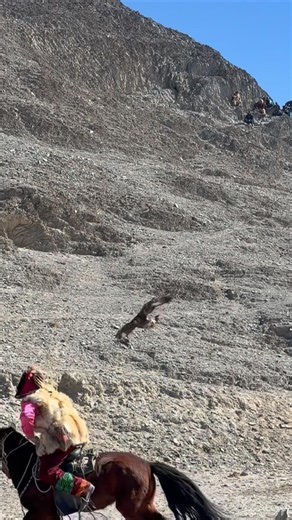 Calling an Eagle on Horseback