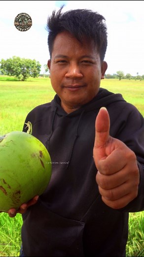 Knife-Free Coconut Techniques Utilizing a Sharp Stick #reels #instagramreels #freeknife #coconut #sharpstick #camping #bushcraft #survival #hacks | Earthborn Survival