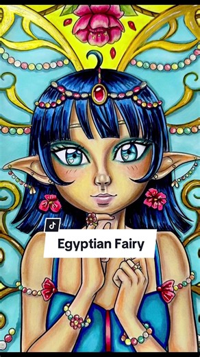 Egyptian Fairy Coloring: A Magical Transformation