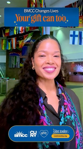 BMCC on Instagram: "There is still time to support BMCC this CUNY Tuesday. Your gift helps students like Elaine, who reminds us that BMCC embodies global leadership and creates opportunities that help students learn, serve, and lead. Your support strengthens the pathways that allow our students to grow, succeed, and make an impact in their communities and beyond. Make your gift before the day ends at @bmcc_cuny link in bio. One world. One classroom. One mission. #CUNYTuesday #GivingTuesday #Stud