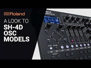 Roland SH-4D OSC MODELS guide walkthrough tutorial
