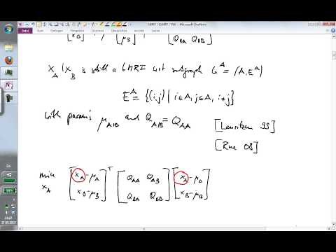 6.2 Gaussian Markov Random Fields (GMRF) | Image Analysis Class 2013