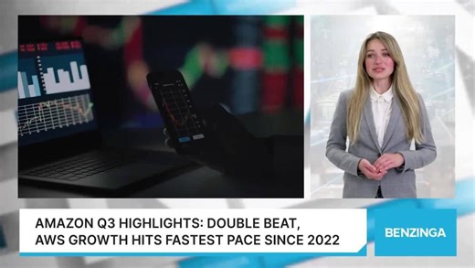 Amazon Q3 Highlights: Double Beat, AWS Growth Hits Fastest Pace Since 2022