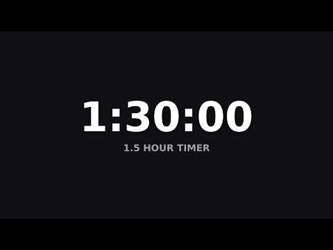 1,5 Hour (90 Minutes) Sleep Timer – Silent Countdown (No Music)